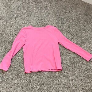 Old Navy Vibrant Pink Long Sleeve Tee